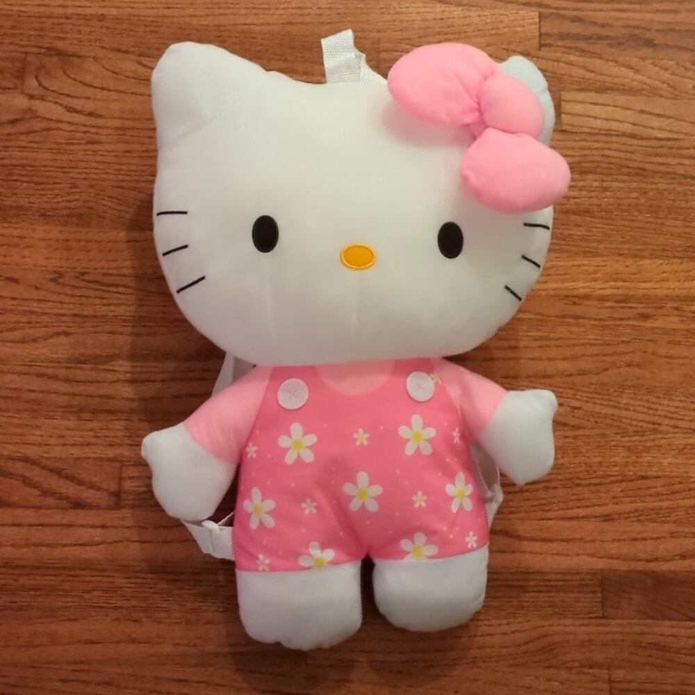 Hello Kitty by Sanrio pink girls/toddler - kids Plush backpack NEW